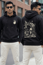 Astro Mania Black Printed Full Sleeves Unisex Hoodie