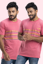 Striped Red Crayola Printed T-Shirt