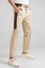 Aspire Light Beige Full-Length Heavyweight Joggers