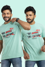 We Are Future Jungle Green Printed T-Shirt