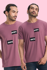 Reverse English Violet Men's Standard Printed T-Shirt