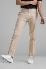 Pure Comfort Ultra-Light Cotton Trouser Pants - Cream