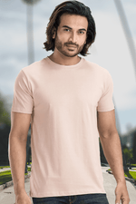 Men's Solid Basic Sand T-Shirt