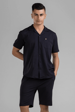 Voyage Waffle Navy Co-Ord Set