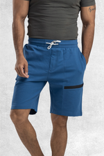 Serene Vallarta Blue Men's Cotton Shorts