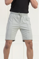 Island Ease Grey Knee-Length Shorts