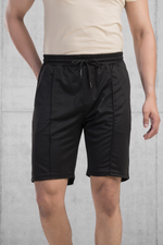 Island Ease Black Knee-Length Shorts