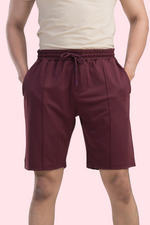Island Ease Wine Knee-Length Shorts