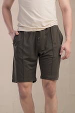 Island Ease Dark Olive Knee-Length Shorts