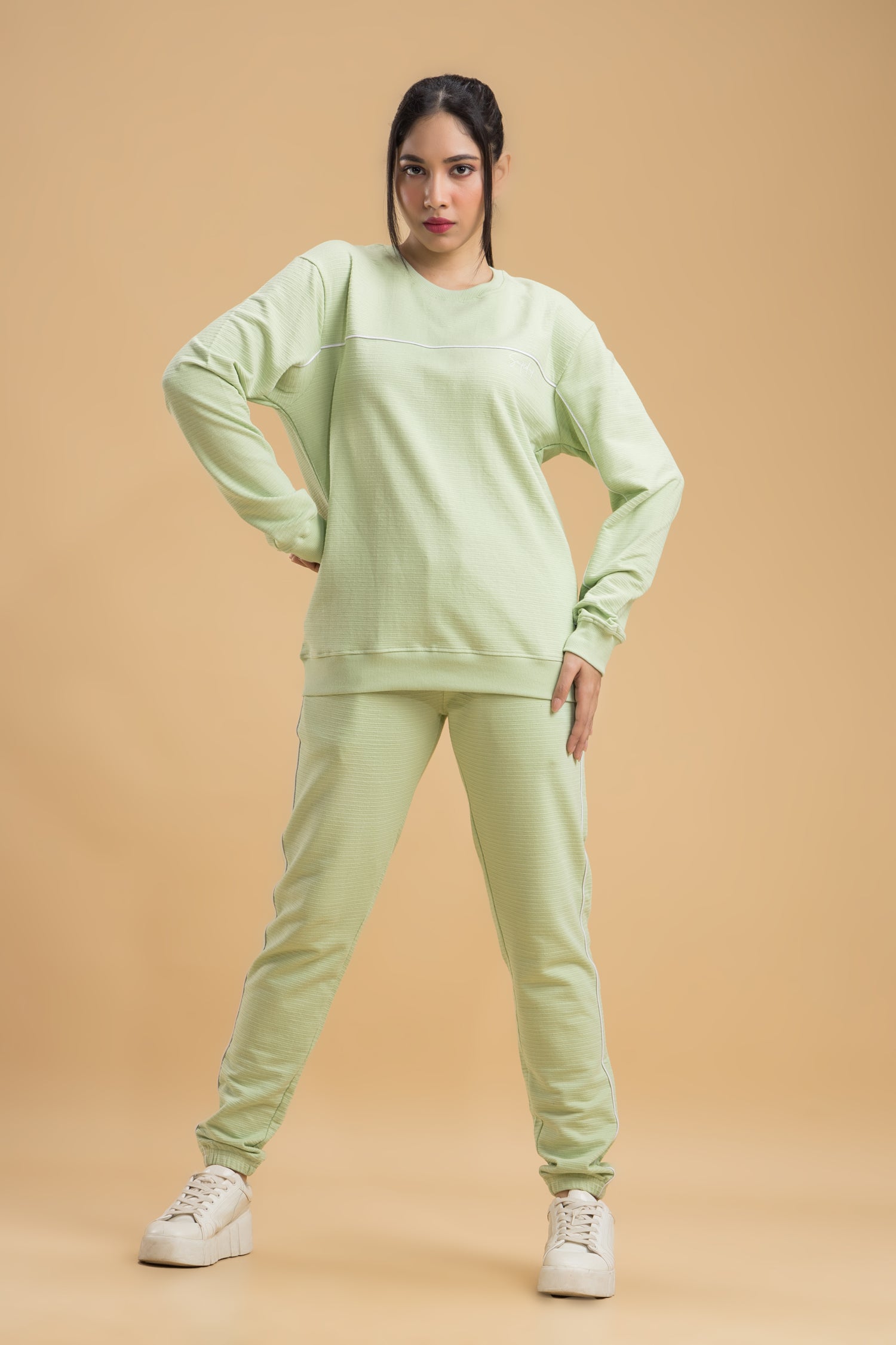 Dapper Tranquil Seafoam Green Unisex Sweatshirt & Joggers Co-Ord Set