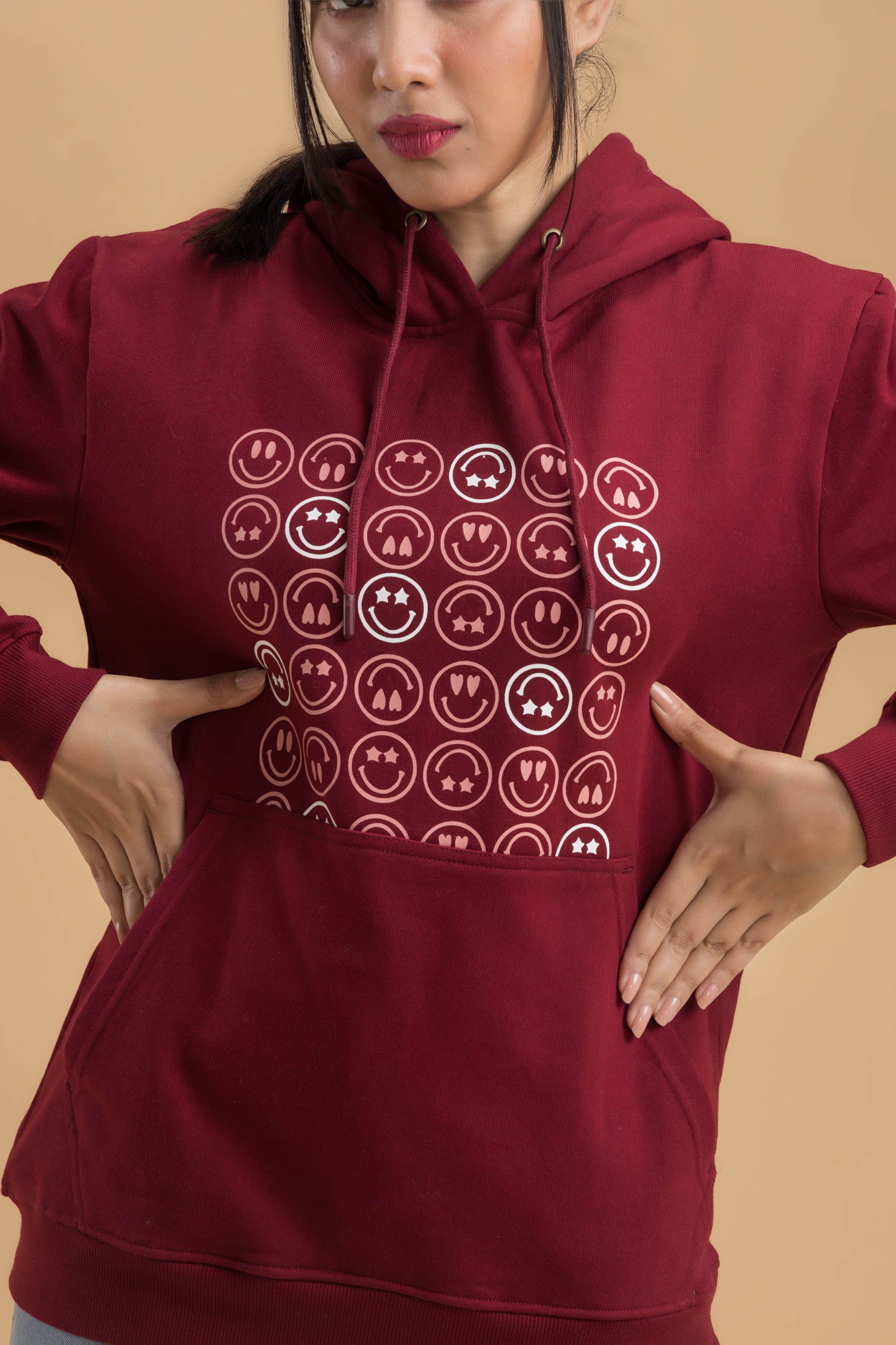 Maroon xo hoodie best sale