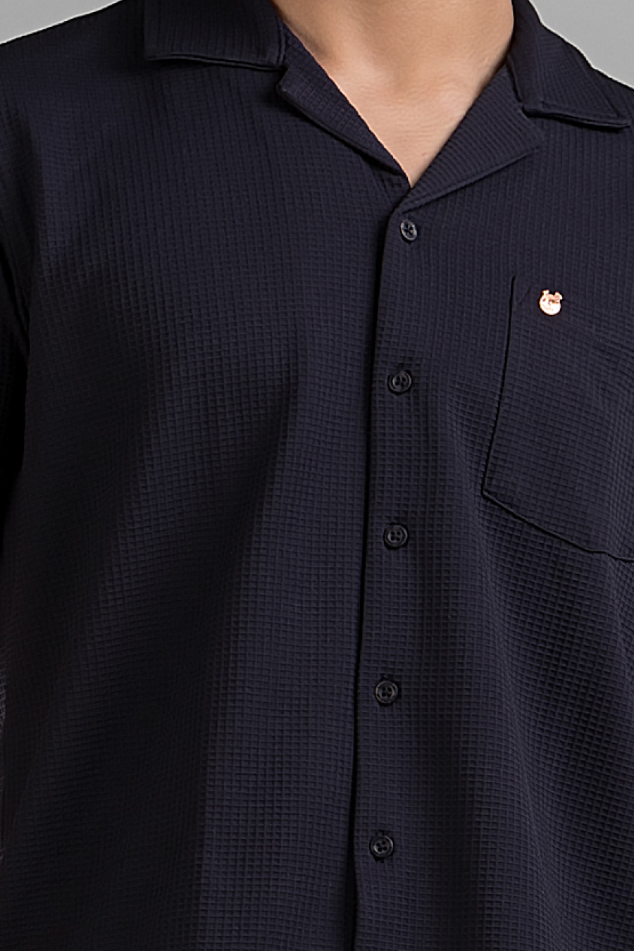 Voyage Waffle Navy Co-Ord Set