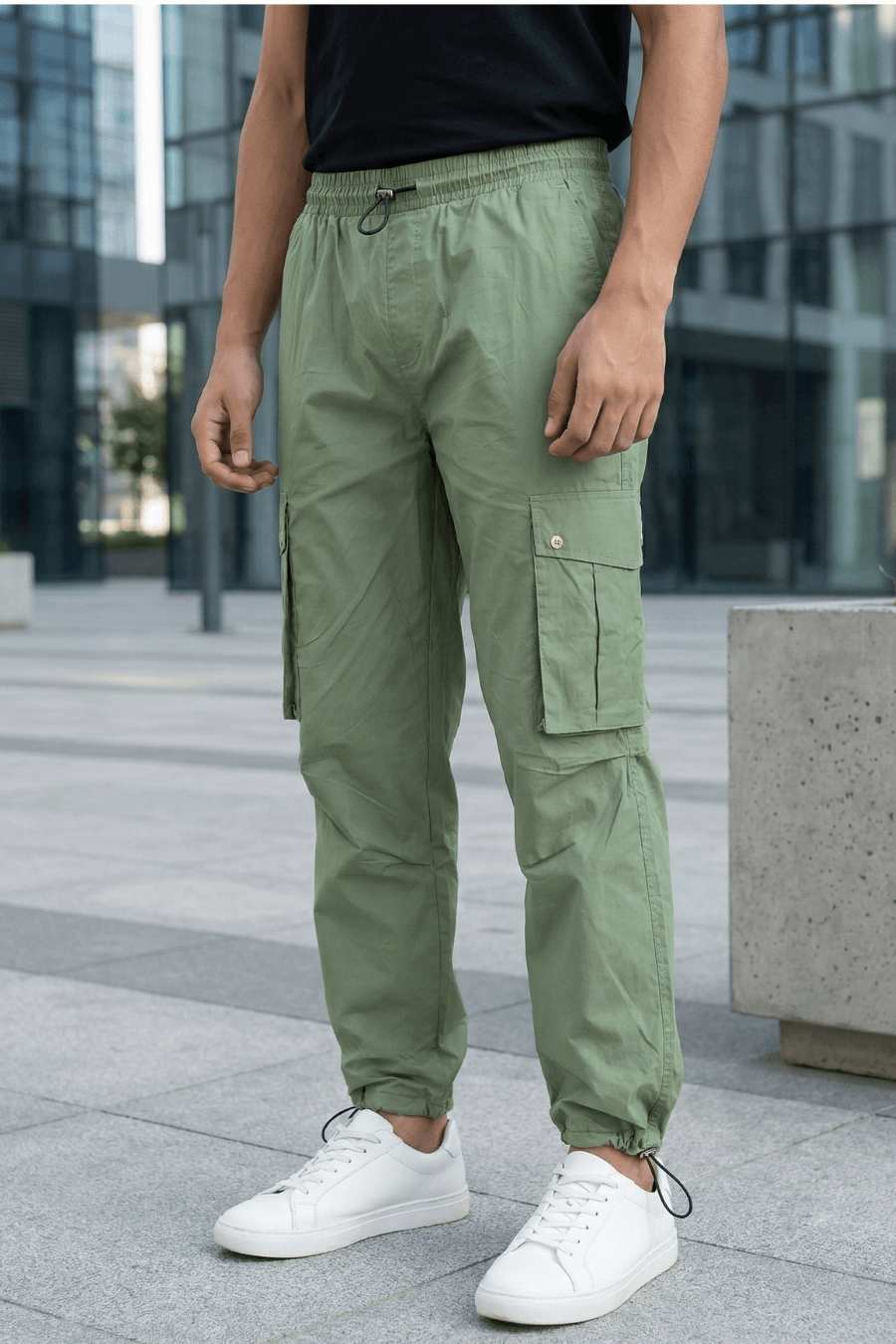 Nomad Light Olive Cotton Air Cargo Pants