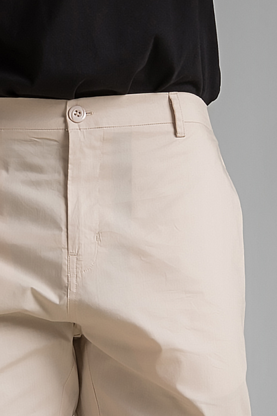 Pure Comfort Ultra-Light Cotton Trouser Pants - Cream