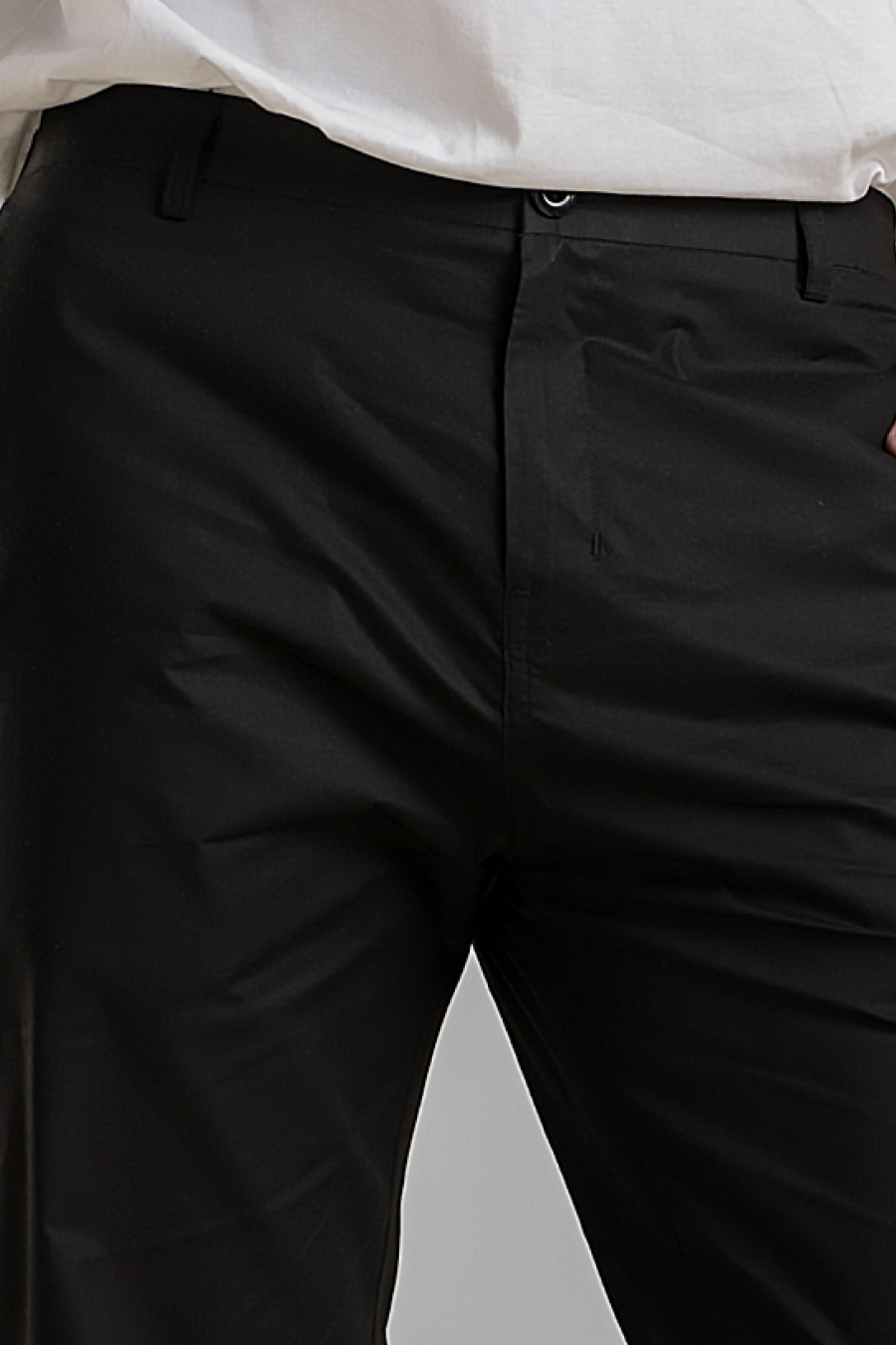 Pure Comfort Ultra-Light Cotton Trouser Pants - Black