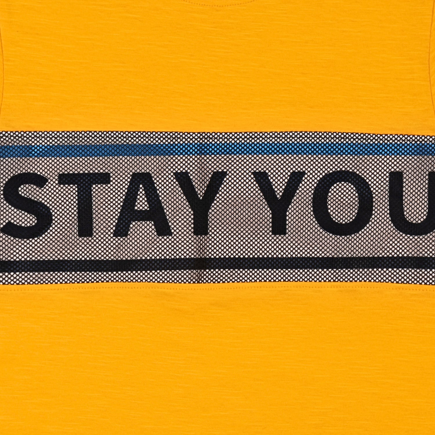 Stay You Chrome Yellow Printed Boys T-Shirt 8-14 Yrs